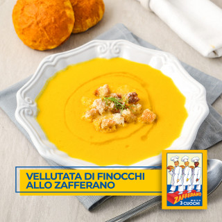 Vellutata di finocchi allo zafferano